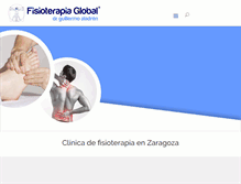 Tablet Screenshot of fisioterapia-global.es